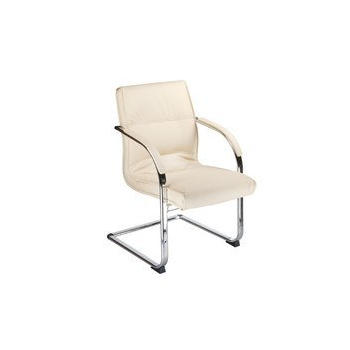 Fotel konferencyjny CorpoComfort BX-3346 Kremowy   Tanio!